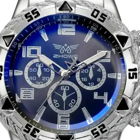 1pc Men's Watch, Large Dial Business Quartz Wrist Watch..NWT - Picture 1 of 2